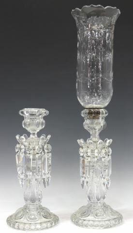 (2) FRENCH BACCARAT 'MEDALLION'