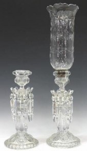 (2) FRENCH BACCARAT 'MEDALLION