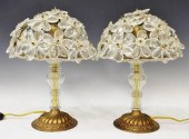 (2) FRENCH BAGUES STYLE CRYSTA