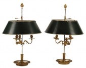 (2) FRENCH BRONZE DORE BOUILLO
