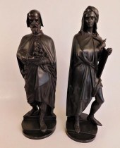 2 FRENCH BRONZE FIGURES BY A.