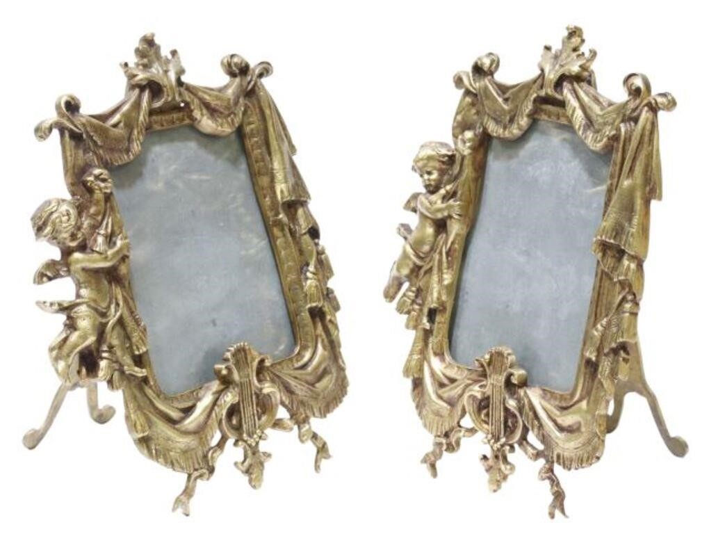 (2) FRENCH BRONZE TABLETOP