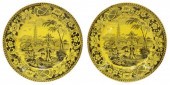 (2) FRENCH CANARY YELLOW TRANS