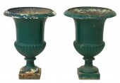 (2) FRENCH CAST IRON CAMPANA-F