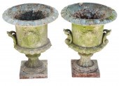 (2) FRENCH CAST IRON CAMPANA-F