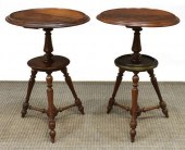 (2) FRENCH DISH-TOP TWO-TIER S