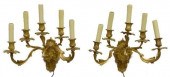 (2) FRENCH DORE BRONZE FIVE-LI