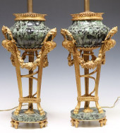 (2) FRENCH EMPIRE ORMOLU-MOUNT