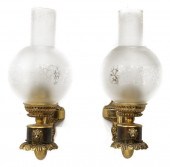 (2) FRENCH EMPIRE STYLE GILT M
