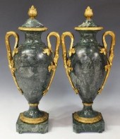 (2) FRENCH GILT BRONZE MOUNTED