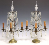 (2) FRENCH GILT-METAL &AMP; CR
