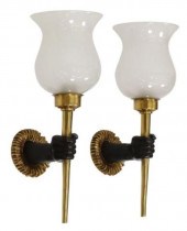2) FRENCH GILT METAL BLACKAMOO