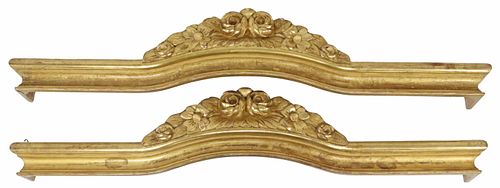 (2) FRENCH GILTWOOD WINDOW