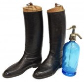 (2) FRENCH GLASS SELTZER BOTTL