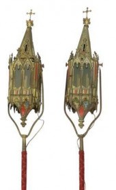 (2) FRENCH GOTHIC REVIVAL PROC