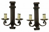 2) FRENCH GOTHIC REVIVAL WROUG
