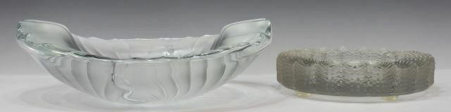 (2) FRENCH LALIQUE 'NANCY' &