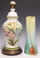 (2) FRENCH LIMOGES ART NOUVEAU