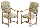 (2) FRENCH LOUIS XIII STYLE HI