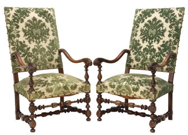 (2) FRENCH LOUIS XIII STYLE