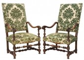 (2) FRENCH LOUIS XIII STYLE WA