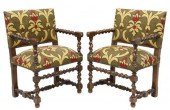(2) FRENCH LOUIS XIII STYLE UP