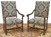 (2) FRENCH LOUIS XIII STYLE WA