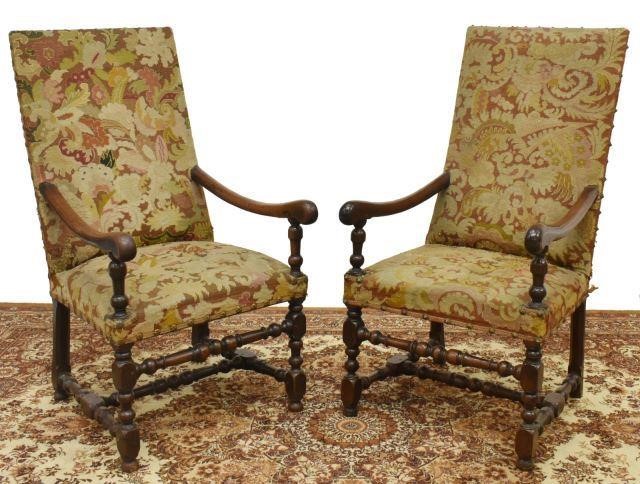 (2) FRENCH LOUIS XIII STYLE