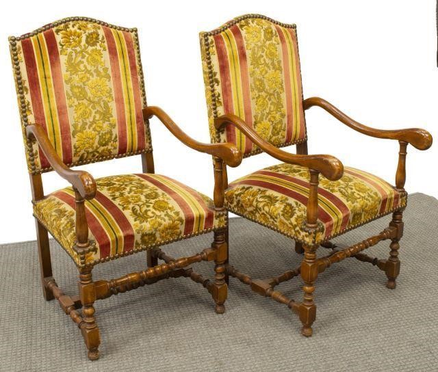 (2) FRENCH LOUIS XIII STYLE