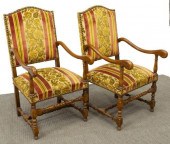 (2) FRENCH LOUIS XIII STYLE CA