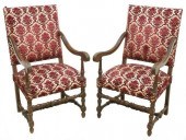 (2) FRENCH LOUIS XIII STYLE HI