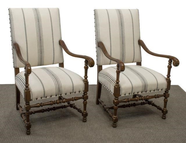 (2) FRENCH LOUIS XIII STYLE