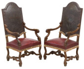(2) FRENCH LOUIS XIV STYLE EMB