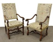 (2) FRENCH LOUIS XIV STYLE WAL
