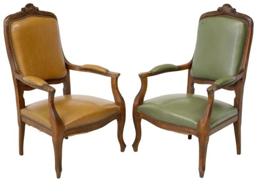 (2) FRENCH LOUIS XV STYLE