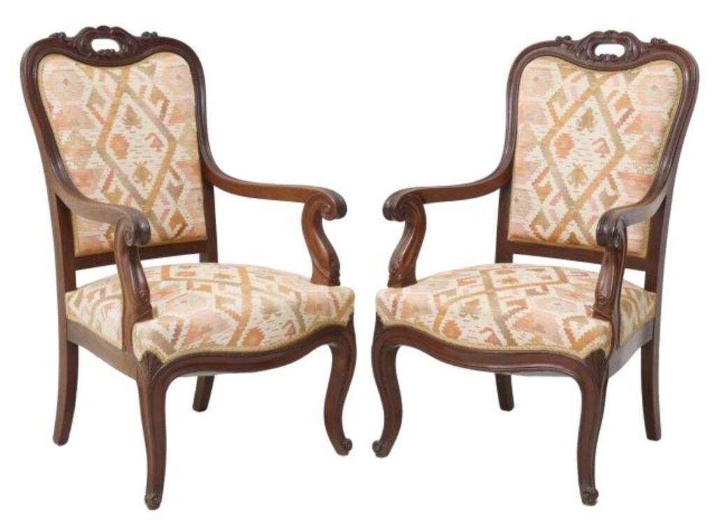 (2) FRENCH LOUIS XV STYLE