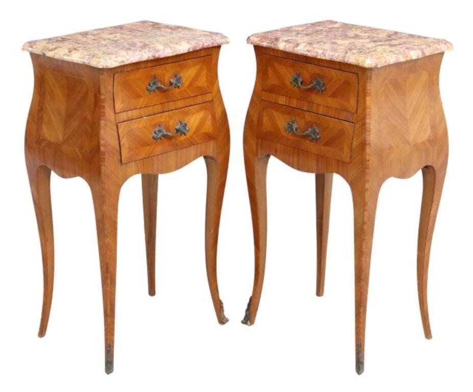 (2) FRENCH LOUIS XV STYLE