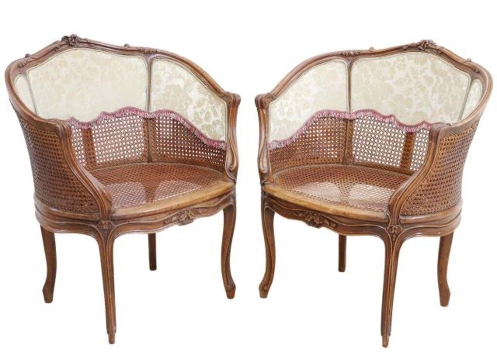 (2) FRENCH LOUIS XV STYLE DOUBLE