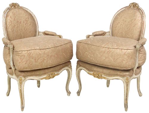 (2) FRENCH LOUIS XV STYLE FORTUNY