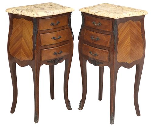 (2) FRENCH LOUIS XV STYLE