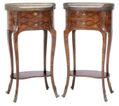 (2) FRENCH LOUIS XV STYLE PARQ