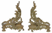 (2) FRENCH LOUIS XV STYLE GILT