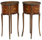 (2) FRENCH LOUIS XV STYLE MARQ