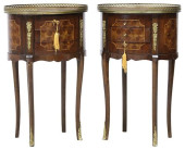 (2) FRENCH LOUIS XV STYLE PARQ