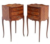 (2) FRENCH LOUIS XV STYLE MARQ