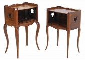 (2) FRENCH LOUIS XV STYLE NIGH
