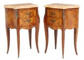 (2) FRENCH LOUIS XV STYLE MARQ