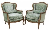 (2) FRENCH LOUIS XV STYLE WING