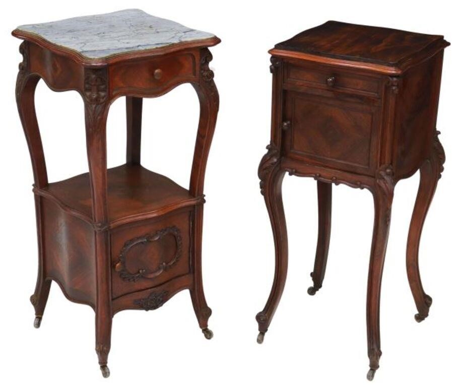 (2) FRENCH LOUIS XV STYLE