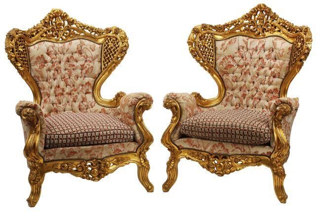 (2) FRENCH LOUIS XV STYLE